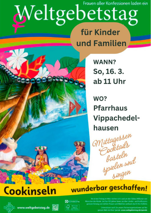 Bild zum Weltgebetstag für Kinder, Vippachedelhausen 2025