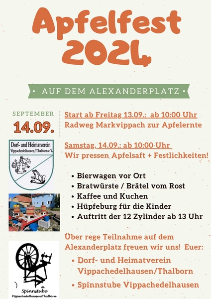 Bild zum Apfelfest 2024 in Vippachedelhausen